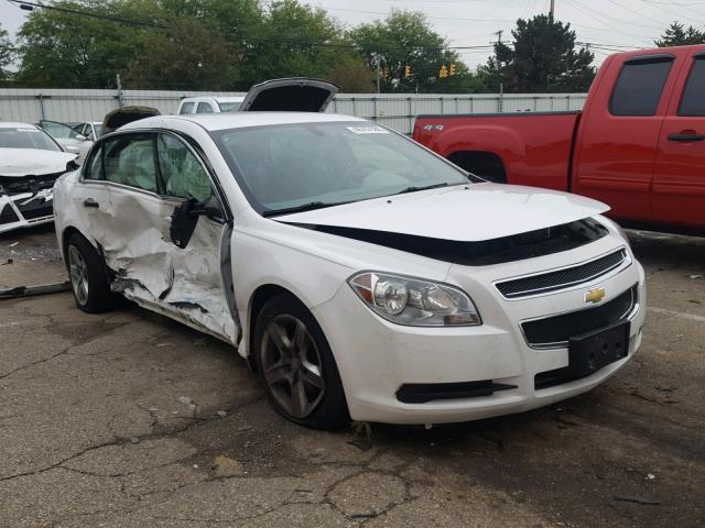 1G1ZA5EUXBF281763 - 2011 CHEVROLET MALIBU LS WHITE photo 1