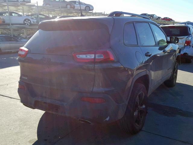 1C4PJMDS2HW608349 - 2017 JEEP CHEROKEE L BROWN photo 4