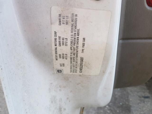 1G1NE52J2Y6154267 - 2000 CHEVROLET MALIBU LS Ağ foto 10