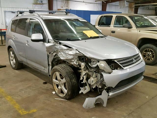 JA4MT41X48Z018269 - 2008 MITSUBISHI OUTLANDER SILVER photo 1