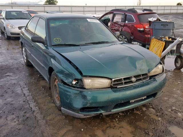 4S3BD4355W7211299 - 1998 SUBARU LEGACY L GREEN photo 1