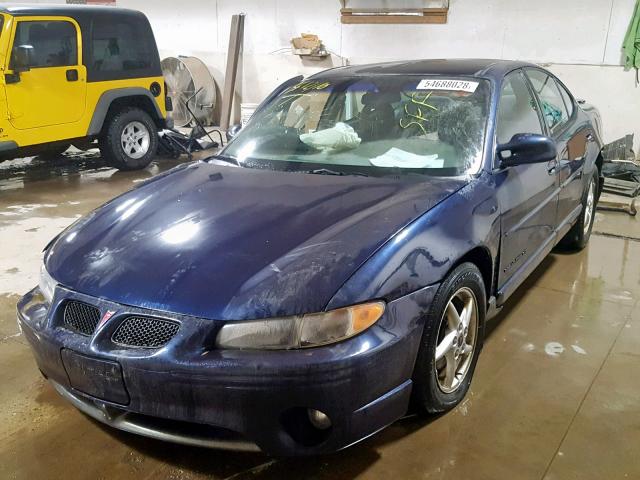 1G2WP52KXYF327715 - 2000 PONTIAC GRAND PRIX BLUE photo 2