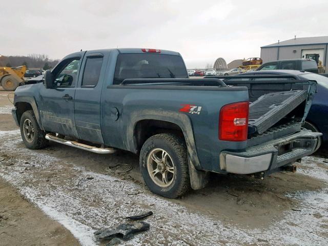 2GCEK19J571666528 - 2007 CHEVROLET SILVERADO BLUE photo 3