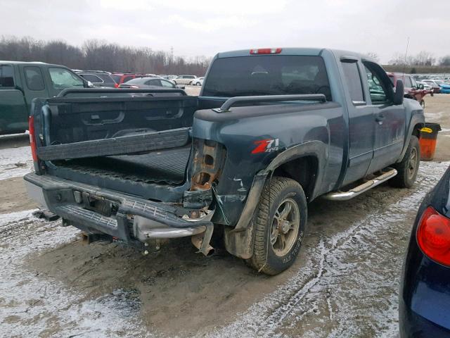 2GCEK19J571666528 - 2007 CHEVROLET SILVERADO BLUE photo 4