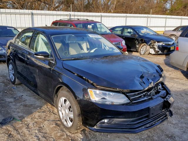 3VWL17AJ6FM281315 - 2015 VOLKSWAGEN JETTA SEL BLACK photo 1