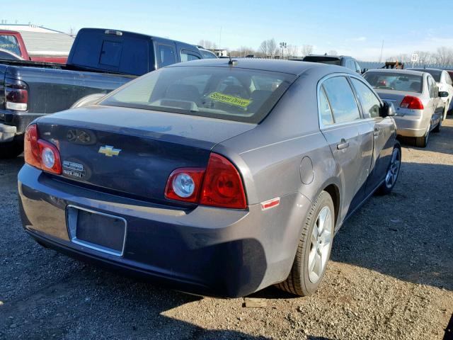 1G1ZB5EBXAF299710 - 2010 CHEVROLET MALIBU LS GRAY photo 4