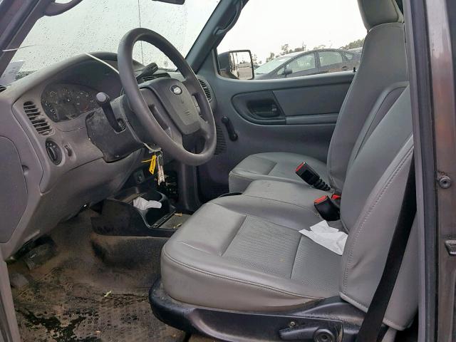 1FTKR1AD5APA61679 - 2010 FORD RANGER GRAY photo 5