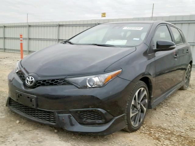 JTNKARJEXJJ570437 - 2018 TOYOTA COROLLA IM BLACK photo 2