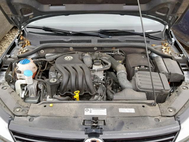 3VW2K7AJ6EM252713 - 2014 VOLKSWAGEN JETTA BASE 灰色 照片 7