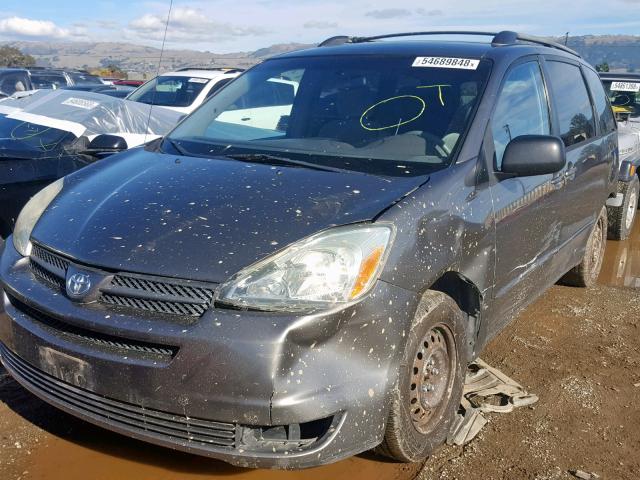 5TDZA23C74S030430 - 2004 TOYOTA SIENNA BROWN photo 2