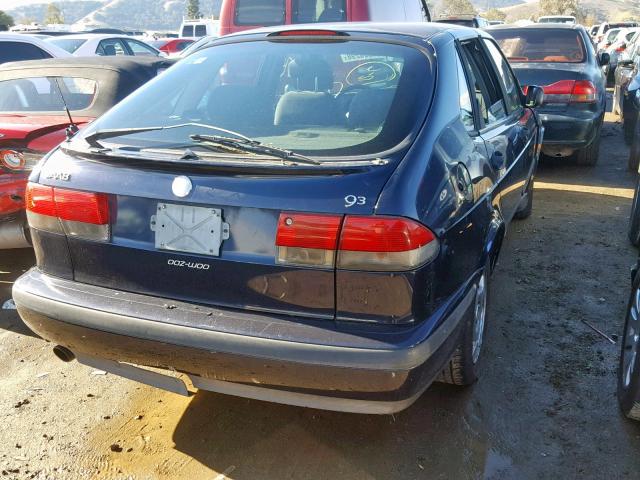 YS3DD55N4X2004258 - 1999 SAAB 9-3 S BLUE photo 4