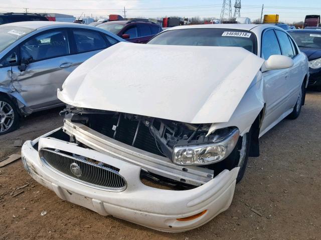 1G4HP54K22U124267 - 2002 BUICK LESABRE CU WHITE photo 2