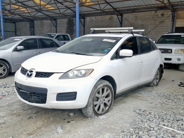 JM3ER293X80176495 - 2008 MAZDA CX-7 WHITE photo 2