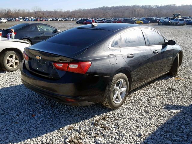 1G1ZB5ST7JF255077 - 2018 CHEVROLET MALIBU LS შავი ფოტო 4