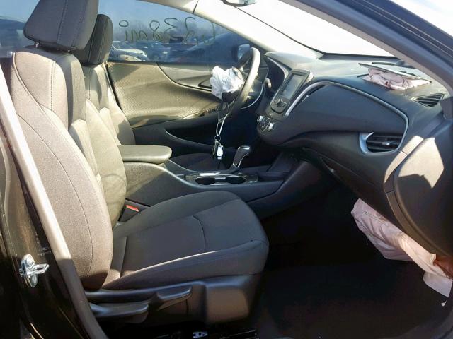 1G1ZB5ST7JF255077 - 2018 CHEVROLET MALIBU LS შავი ფოტო 5