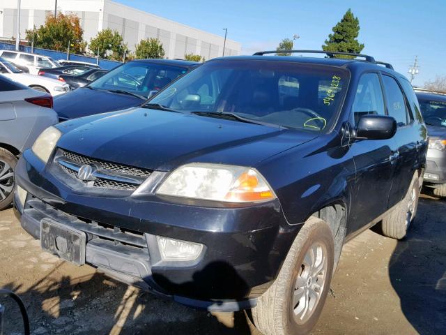 2HNYD18673H524486 - 2003 ACURA MDX TOURIN BLACK photo 2