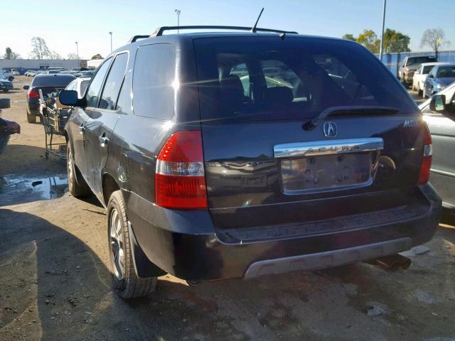 2HNYD18673H524486 - 2003 ACURA MDX TOURIN BLACK photo 3