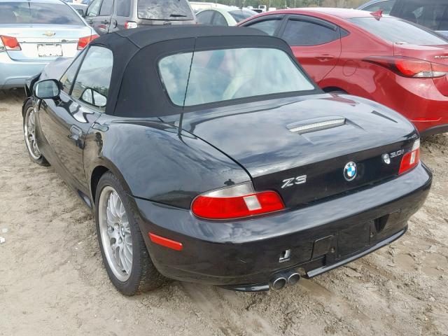 4USCN53422LL50817 - 2002 BMW Z3 3.0 BLACK photo 3