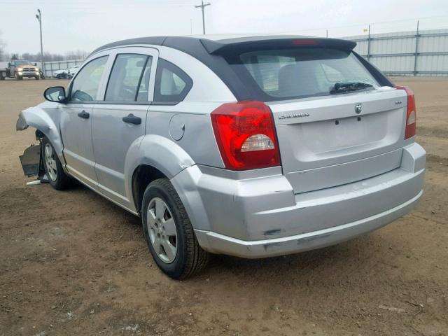 1B3HB28BX7D323328 - 2007 DODGE CALIBER SILVER photo 3