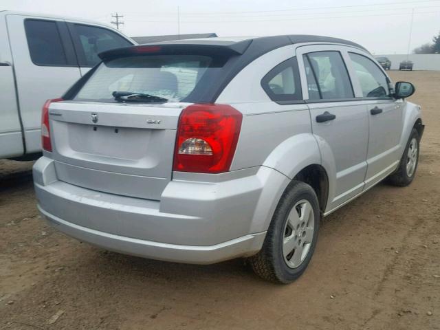 1B3HB28BX7D323328 - 2007 DODGE CALIBER SILVER photo 4