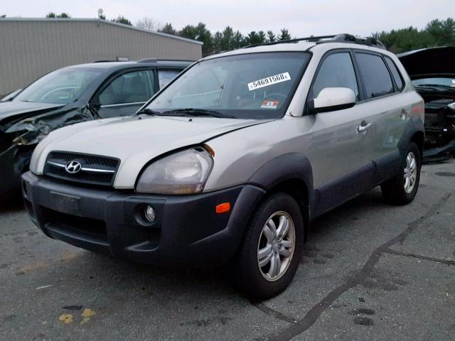 KM8JN12D87U574744 - 2007 HYUNDAI TUCSON SE GRAY photo 2