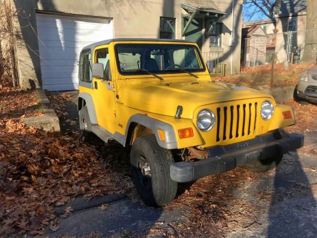 1J4FA29PXYP705100 - 2000 JEEP WRANGLER / YELLOW photo 1