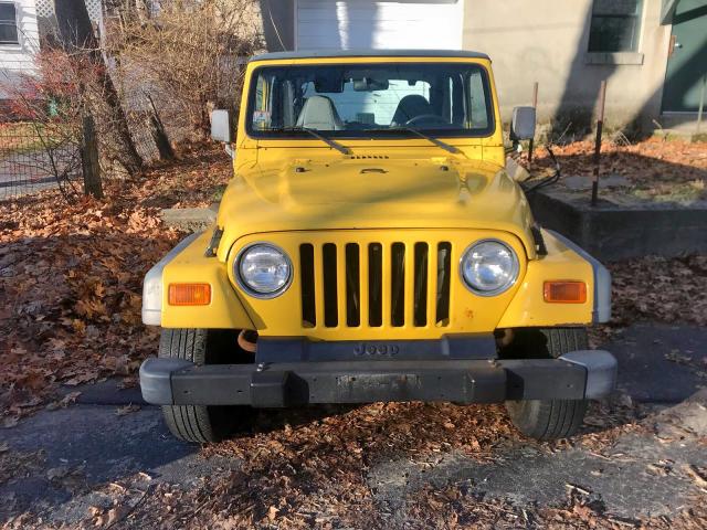 1J4FA29PXYP705100 - 2000 JEEP WRANGLER / YELLOW photo 10