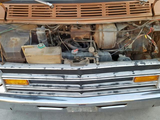 B21BF8X164943 - 1978 DODGE VAN BROWN photo 7