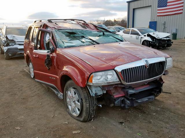 5LMEU88H64ZJ53866 - 2004 LINCOLN AVIATOR 红色 照片 1
