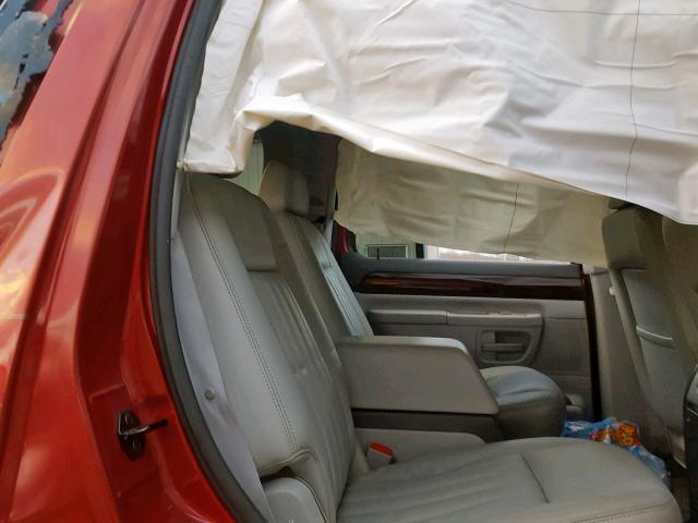 5LMEU88H64ZJ53866 - 2004 LINCOLN AVIATOR 红色 照片 6