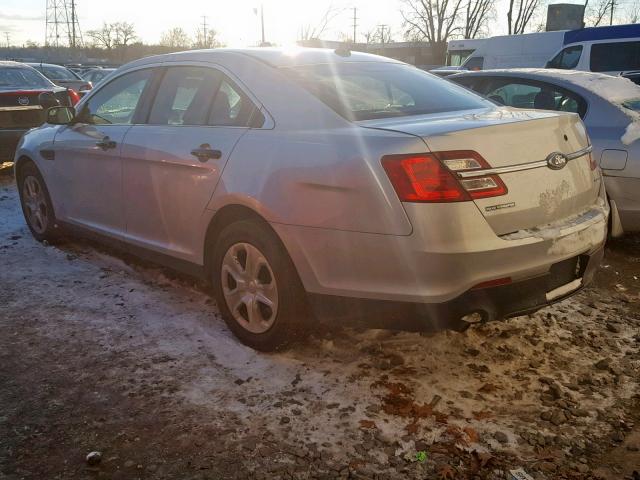 1FAHP2L89DG134648 - 2013 FORD TAURUS POL SILVER photo 3