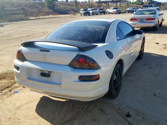 4A3AC44G63E011163 - 2003 MITSUBISHI ECLIPSE GS WHITE photo 4