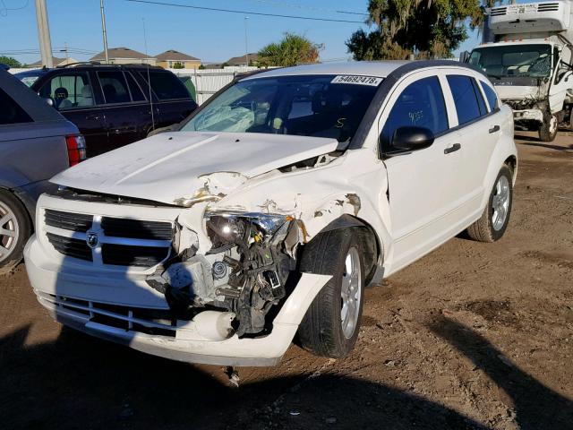 1B3HB48B08D782591 - 2008 DODGE CALIBER SX WHITE photo 2