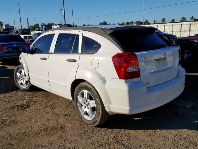 1B3HB48B08D782591 - 2008 DODGE CALIBER SX WHITE photo 3