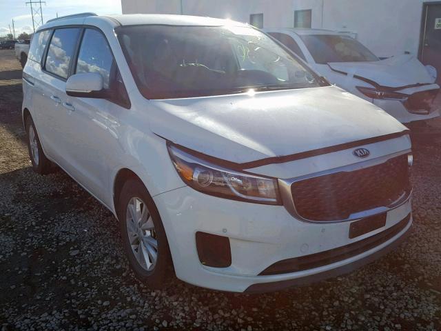 KNDMB5C1XH6243286 - 2017 KIA SEDONA LX WHITE photo 1