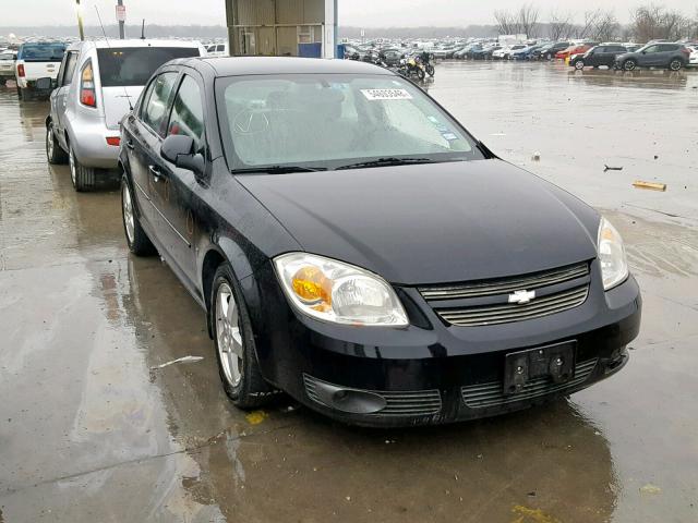 1G1AL58F987330345 - 2008 CHEVROLET COBALT LT BLACK photo 1