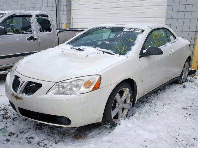 1G2ZH36N074168037 - 2007 PONTIAC G6 GT WHITE photo 2