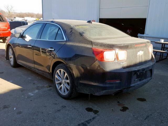 1G11H5SA7DU135631 - 2013 CHEVROLET MALIBU LTZ BLACK photo 3