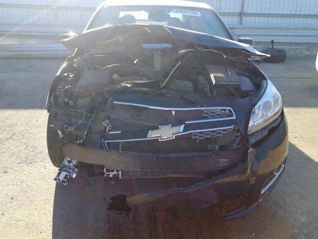 1G11H5SA7DU135631 - 2013 CHEVROLET MALIBU LTZ BLACK photo 9