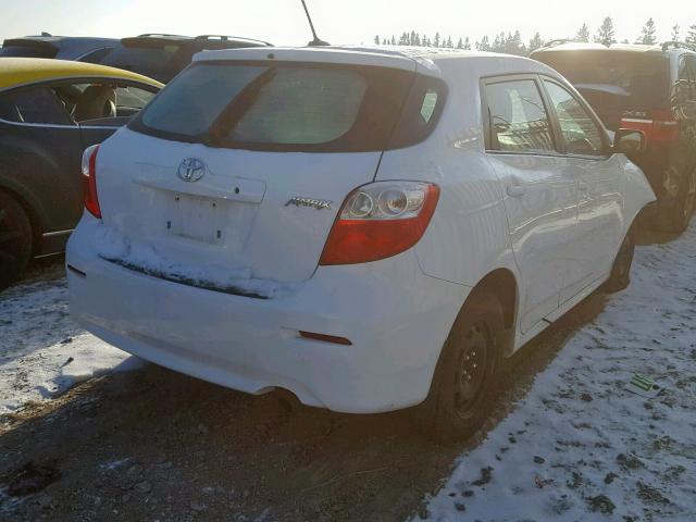 2T1KU4EE6DC013002 - 2013 TOYOTA COROLLA MA WHITE photo 4