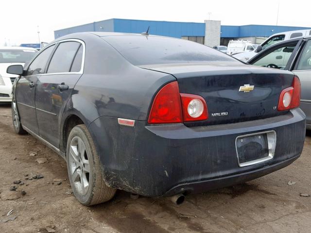 1G1ZH57B78F215395 - 2008 CHEVROLET MALIBU 1LT BLACK photo 3