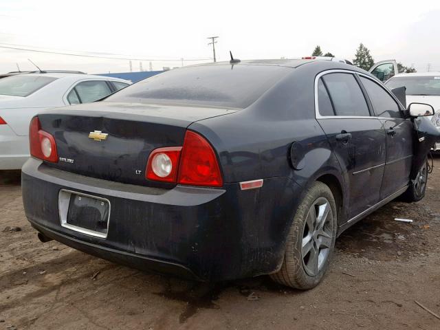 1G1ZH57B78F215395 - 2008 CHEVROLET MALIBU 1LT BLACK photo 4