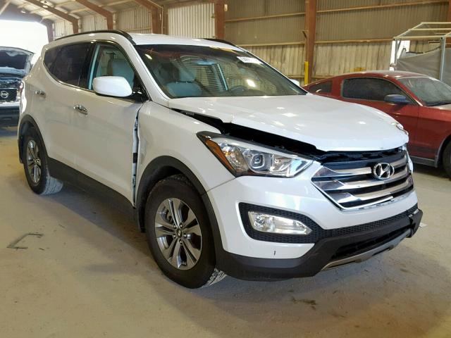 5XYZU3LB9FG293071 - 2015 HYUNDAI SANTA FE S WHITE photo 1