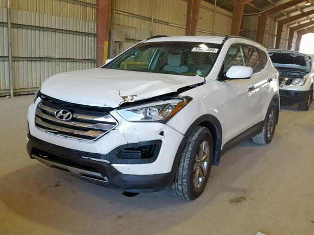 5XYZU3LB9FG293071 - 2015 HYUNDAI SANTA FE S WHITE photo 2