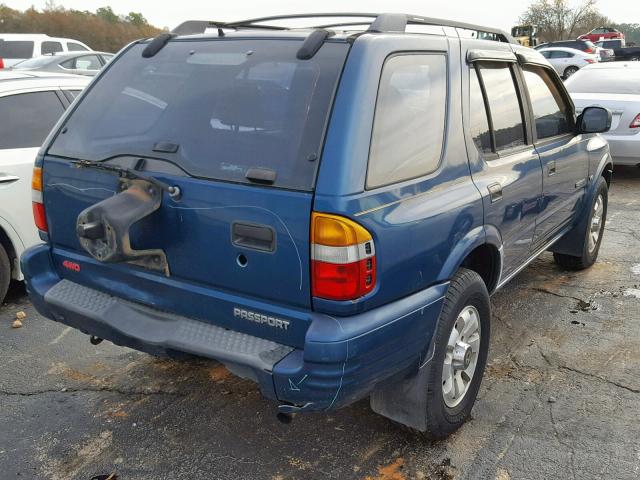 4S6DM58W6Y4418226 - 2000 HONDA PASSPORT E 蓝色 照片 4