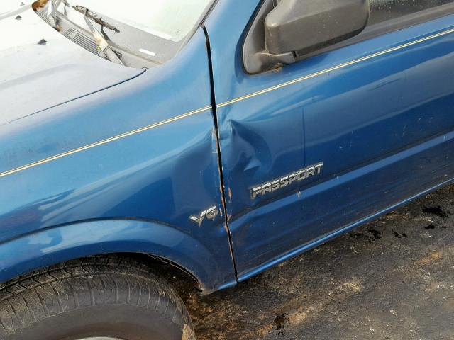 4S6DM58W6Y4418226 - 2000 HONDA PASSPORT E 蓝色 照片 9