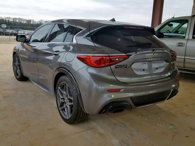 SJKCH5CPXHA034123 - 2017 INFINITI QX30 BASE GRAY photo 3