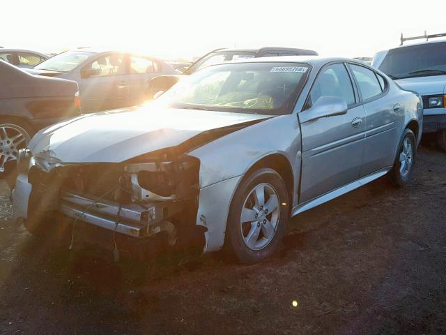 2G2WP552981149377 - 2008 PONTIAC GRAND PRIX SILVER photo 2