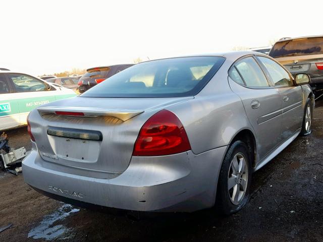 2G2WP552981149377 - 2008 PONTIAC GRAND PRIX SILVER photo 4