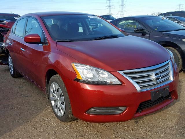 3n1ab7ap3fy 15 Nissan Sentra S Red Price History History Of Past Auctions Prices And Bids History Of Salvage And Used Vehicles